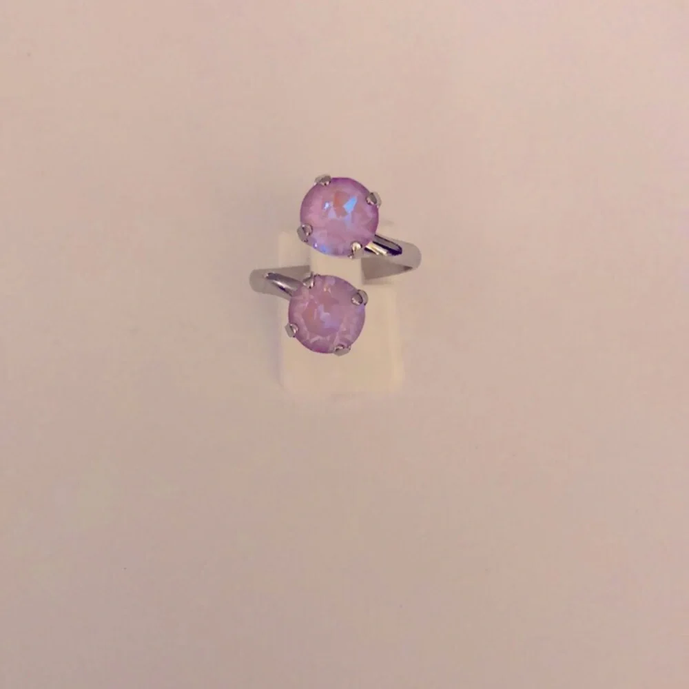 Lavender Crystal Ring